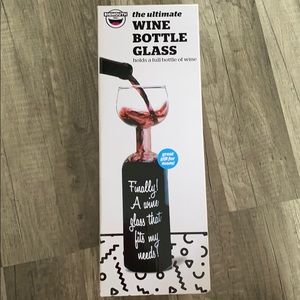 Wine glass bottle